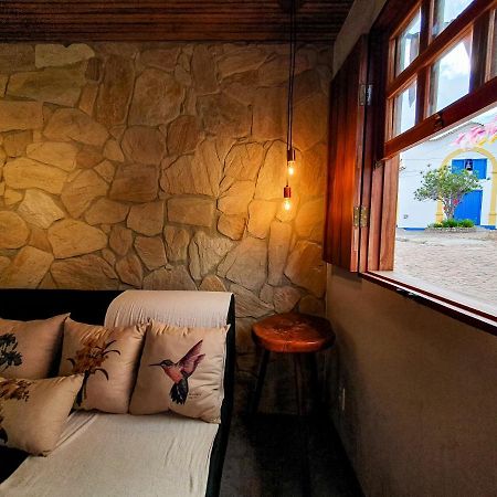 Casita Amarela Na Rua Mais Charmosa De Mucuge - Ba Villa Luaran gambar