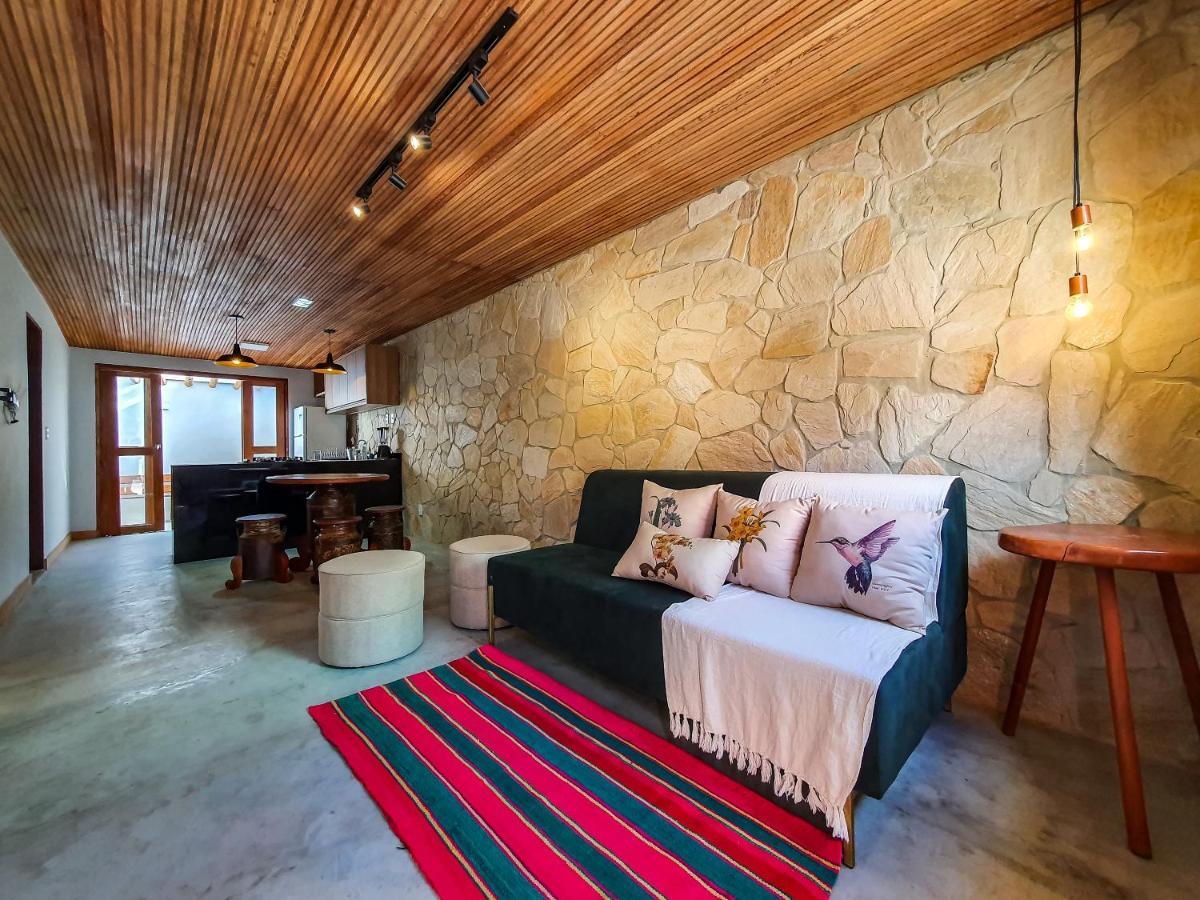 Casita Amarela Na Rua Mais Charmosa De Mucuge - Ba Villa Luaran gambar