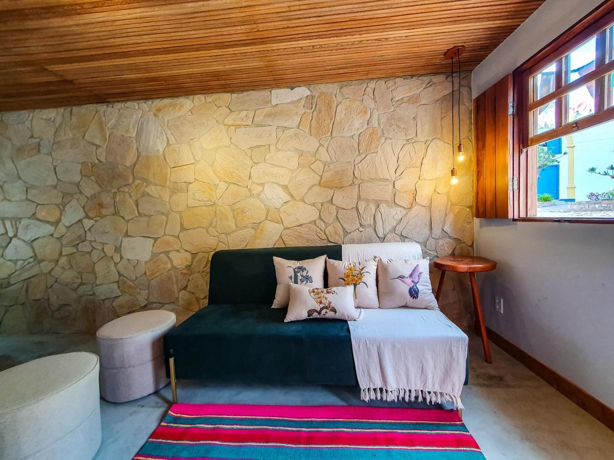 Casita Amarela Na Rua Mais Charmosa De Mucuge - Ba Villa Luaran gambar