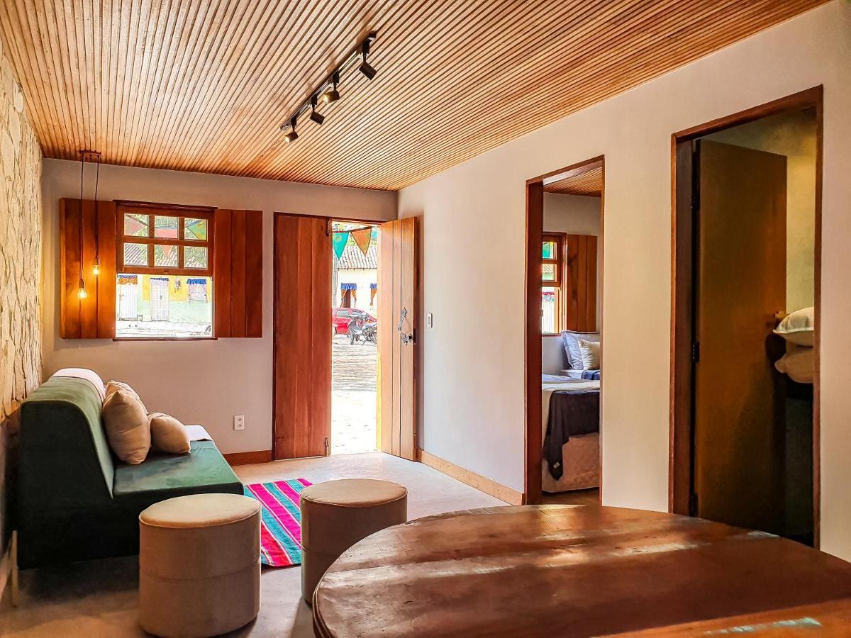 Casita Amarela Na Rua Mais Charmosa De Mucuge - Ba Villa Luaran gambar